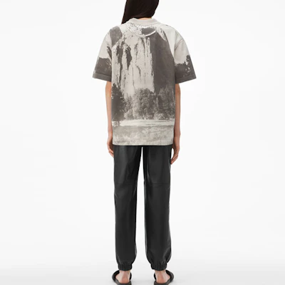 Alexander Wang SS21 教堂岩圖案灰色短袖T恤 UCC2211419-020 Shop Alexander Wang SS21 教堂岩圖案灰色短袖T恤 UCC2211419-020