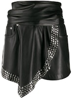 Alexander Wang SS21 Faux Leather Studded Skorts Black. 1WC1204249-001 Alexander Wang SS21 Faux Leather Studded Skorts Black. 1WC1204249-001