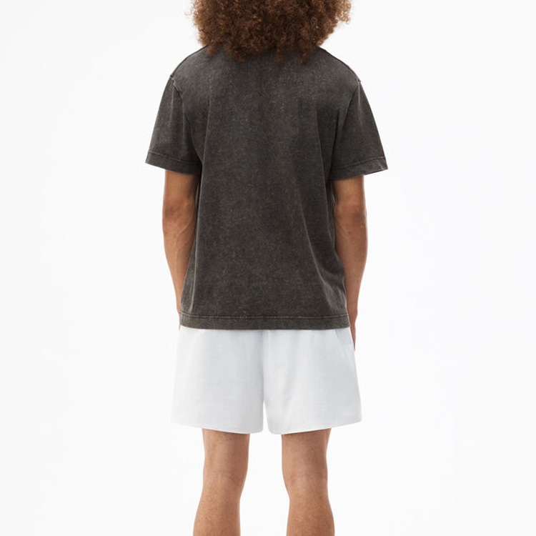 Alexander Wang SS21 Logo Short Sleeve Unisex T-Shirt Black UCC1211030-007 圖 5