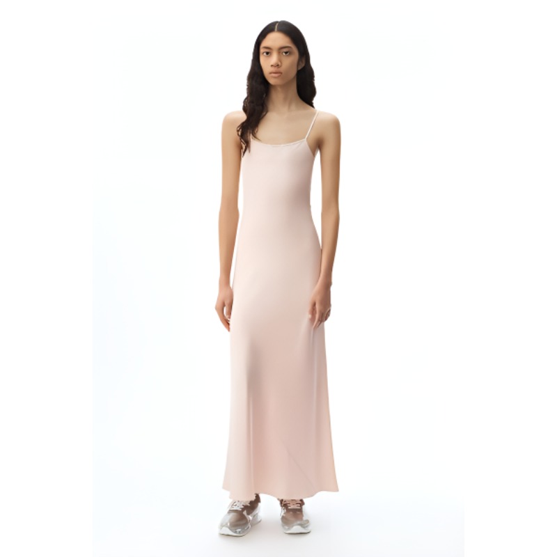 Sizing Vestido Sin Mangas Rosa Sólido Alexander Wang SS21 4WC1206004-695