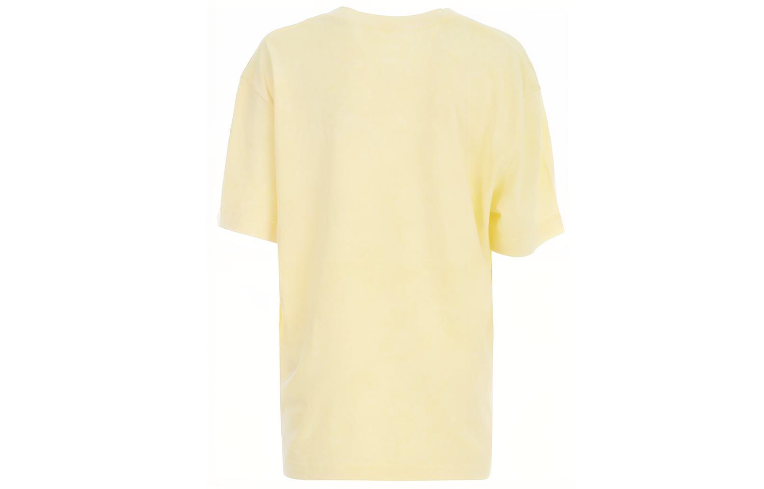 Alexander Wang SS21 Unisex Logo Short Sleeve T-Shirt Beige UCC1211030-743 圖 3