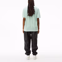 Shop Alexander Wang SS21 男女同款綠色短袖標誌T恤 UCC1211030-457