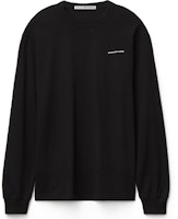Alexander Wang SS21 Unisex Long Sleeve T-Shirt Black UCC2191004-001 Alexander Wang SS21 Unisex Long Sleeve T-Shirt Black UCC2191004-001
