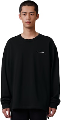 Alexander Wang SS21 男女款長袖T恤 黑色 UCC2191004-001 Details for Alexander Wang SS21 男女款長袖T恤 黑色 UCC2191004-001