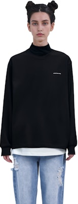 Alexander Wang SS21 男女款長袖T恤 黑色 UCC2191004-001 Sizing Alexander Wang SS21 男女款長袖T恤 黑色 UCC2191004-001