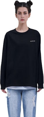 Alexander Wang SS21 男女款長袖T恤 黑色 UCC2191004-001 1