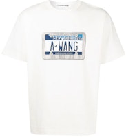 Alexander Wang SS21 Unisex White Logo Print Crewneck Short Sleeve T-Shirt UCC3211441-110 Alexander Wang SS21 Unisex White Logo Print Crewneck Short Sleeve T-Shirt UCC3211441-110