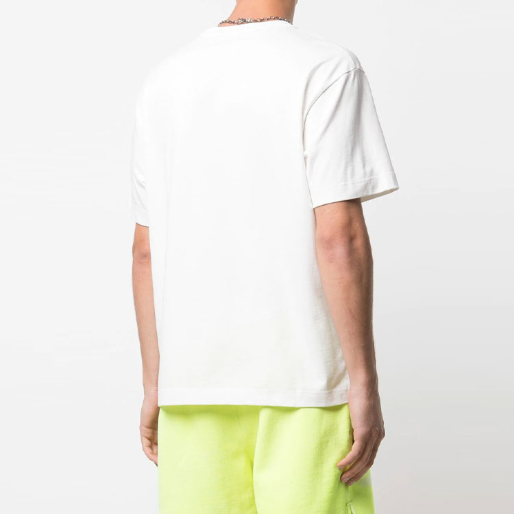 Details for Alexander Wang SS21 中性白色Logo印花圓領短袖T恤 UCC3211441-110