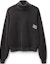 Buy Alexander Wang SS22 Acid Wash High Neck Pullover Unisex Black Sweatshirt 6C191037X7