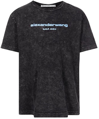 亚历山大王 SS22 酸洗Logo印花灰色男女同款T恤 UCC1221497-678 Buy 亚历山大王 SS22 酸洗Logo印花灰色男女同款T恤 UCC1221497-678