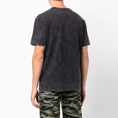 亚历山大王 SS22 酸洗Logo印花灰色男女同款T恤 UCC1221497-678 Details for 亚历山大王 SS22 酸洗Logo印花灰色男女同款T恤 UCC1221497-678