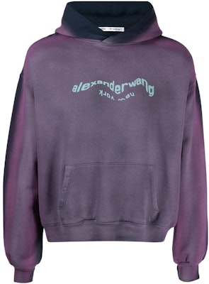 アレキサンダーワン SS22 アシッドウォッシュ ロゴプリント ユニセックス スウェットシャツ パープル UCC2221507-664 Buy アレキサンダーワン SS22 アシッドウォッシュ ロゴプリント ユニセックス スウェットシャツ パープル UCC2221507-664