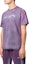Purchase 亚历山大王 SS22 酸洗Logo印花紫色男女同款T恤 UCC2221508-664