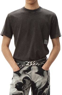 亚历山大王SS22灰色酸洗标志短袖T恤男款 6C191039X1 Lookbook 亚历山大王SS22灰色酸洗标志短袖T恤男款 6C191039X1