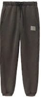 Order Alexander Wang SS22 酸洗標誌天鵝絨抓毛休閒褲 男女款 灰色 6C194028X7