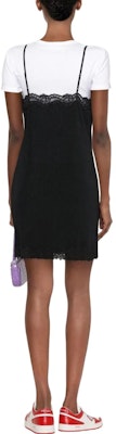 Vestido Mini Sin Mangas de Encaje Ribeteado Negro Alexander Wang SS22 4WC3226188-001 Shop Vestido Mini Sin Mangas de Encaje Ribeteado Negro Alexander Wang SS22 4WC3226188-001