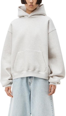 亚历山大王SS22经典口袋款灰色男女同款卫衣 UCC2221529054-GRAY Shop 亚历山大王SS22经典口袋款灰色男女同款卫衣 UCC2221529054-GRAY