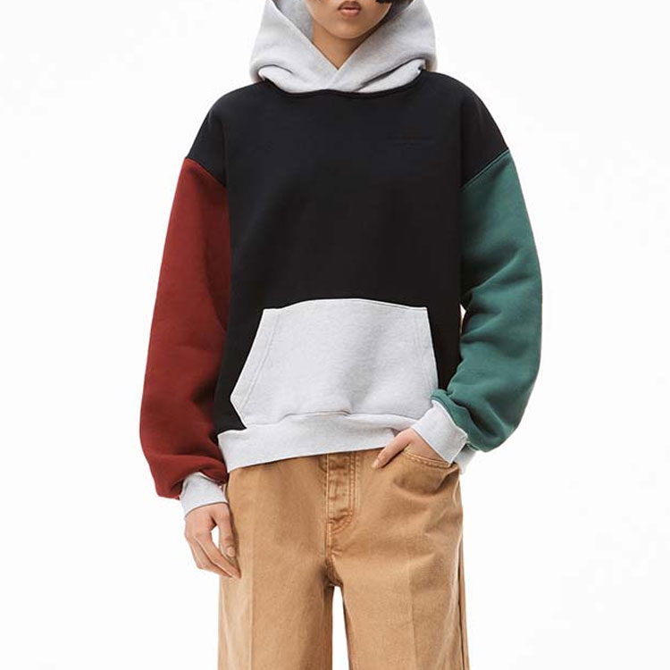 Alexander Wang SS22 Colorblock Logo Embroidered Hoodie Unisex Black. UCC3221524-004 圖 4