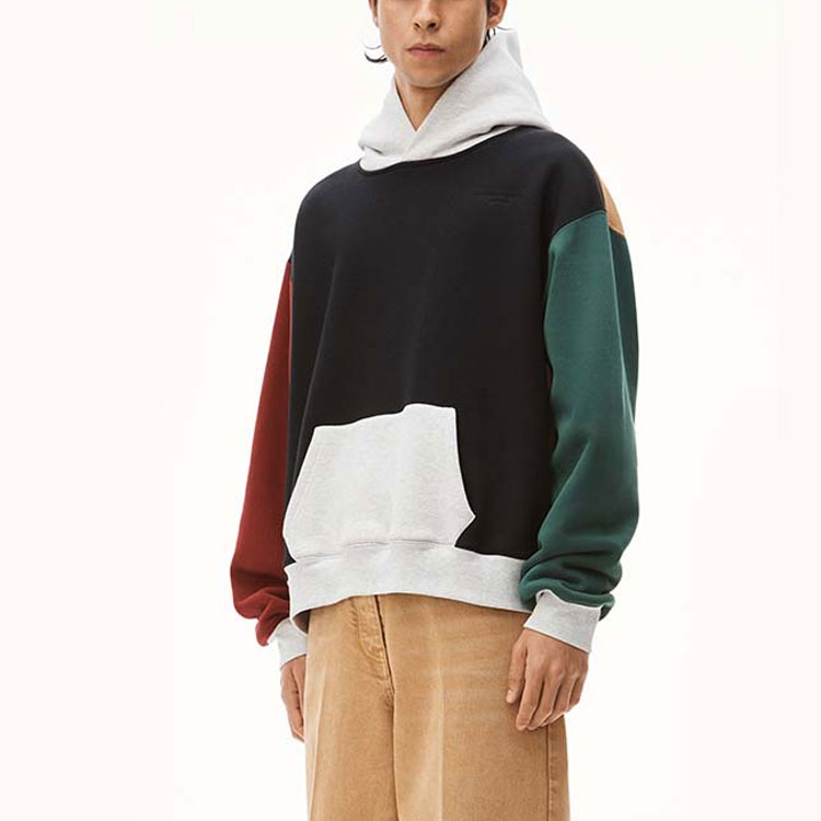 Alexander Wang SS22 Colorblock Logo Embroidered Hoodie Unisex Black. UCC3221524-004 圖 5