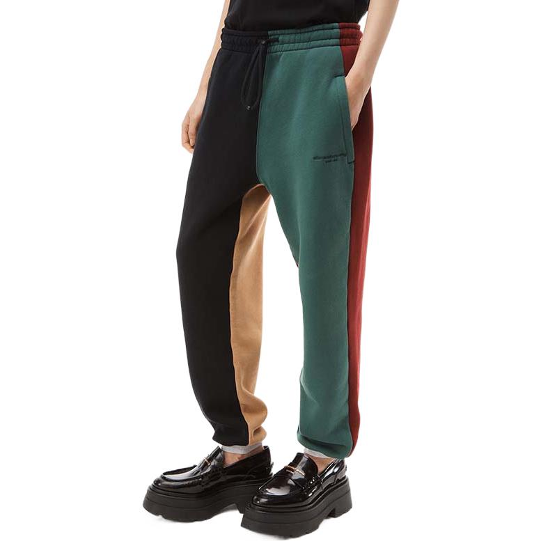 Purchase Alexander Wang SS22 Colorblock Relaxed Fit Joggers Green Men’s Pants UCC3224045-961