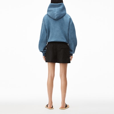 Alexander Wang SS22 Seluar Pendek Nylon Logo Jacquard Unisex Hitam UWC2224043-001 Shop Alexander Wang SS22 Seluar Pendek Nylon Logo Jacquard Unisex Hitam UWC2224043-001