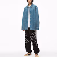 Lookbook Alexander Wang SS22 寬鬆復古藍牛仔外套 男女皆可 UDC2222105-473