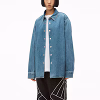 Purchase Alexander Wang SS22 寬鬆復古藍牛仔外套 男女皆可 UDC2222105-473