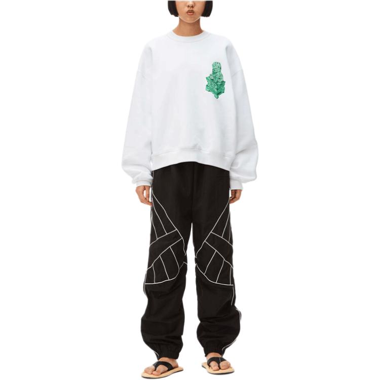 Lookbook Alexander Wang SS22 白色圖案設計毛巾布圓領衫 男女適用 UCC2221512-111