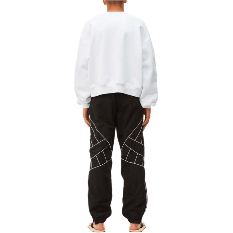 Shop Alexander Wang SS22 白色圖案設計毛巾布圓領衫 男女適用 UCC2221512-111