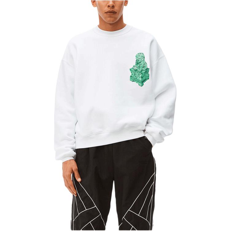 Details for Alexander Wang SS22 白色圖案設計毛巾布圓領衫 男女適用 UCC2221512-111