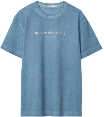 Alexander Wang SS22 T-Shirt Unisex Logo Berlian Biru Mutiara. UCC2221517-475 Buy Alexander Wang SS22 T-Shirt Unisex Logo Berlian Biru Mutiara. UCC2221517-475