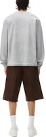 Purchase Alexander Wang SS22 Silver Fox Logo Crewneck Long Sleeve Unisex T-Shirt UCC3221540-059