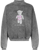 Alexander Wang SS22 Teddy Bear Graphic Sweatshirt Unisex Grey UCC1221502-007 Alexander Wang SS22 Teddy Bear Graphic Sweatshirt Unisex Grey UCC1221502-007