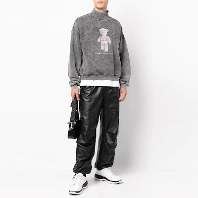 Sudadera Unisex Gráfica Oso de Peluche Alexander Wang SS22 Gris. UCC1221502-007 Lookbook Sudadera Unisex Gráfica Oso de Peluche Alexander Wang SS22 Gris. UCC1221502-007