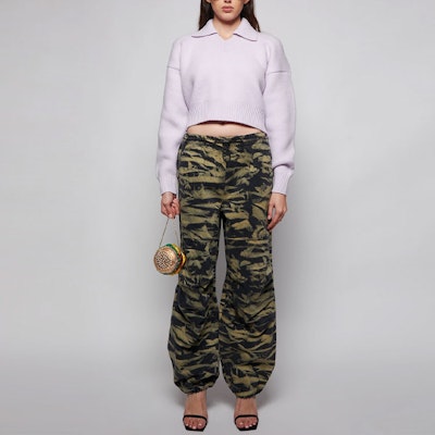Alexander Wang SS22 Tiger Capsule Camo Wide-Leg Sweatpants Unisex Army Green UDC1224053-737 Shop Alexander Wang SS22 Tiger Capsule Camo Wide-Leg Sweatpants Unisex Army Green UDC1224053-737
