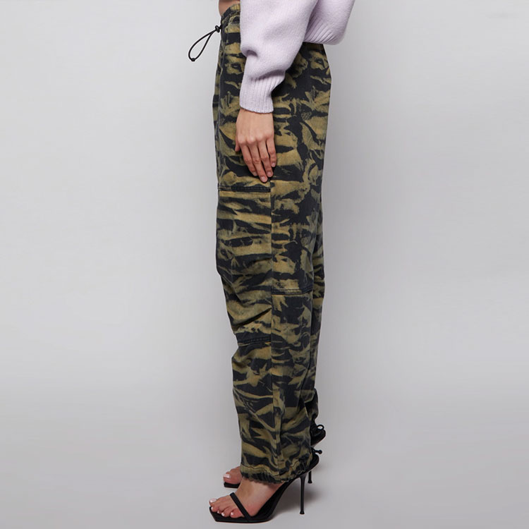 Sizing Alexander Wang SS22 Tiger Capsule Camo Wide-Leg Sweatpants Unisex Army Green UDC1224053-737
