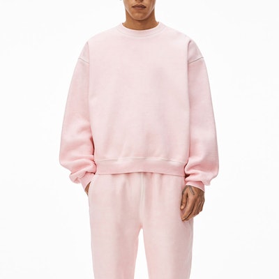 Alexander Wang SS22 Sudadera Unisex Rosa Claro UCC2221530-680 Shop Alexander Wang SS22 Sudadera Unisex Rosa Claro UCC2221530-680