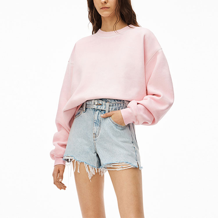 Purchase Alexander Wang SS22 Sudadera Unisex Rosa Claro UCC2221530-680