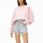 Purchase Alexander Wang SS22 Sudadera Unisex Rosa Claro UCC2221530-680