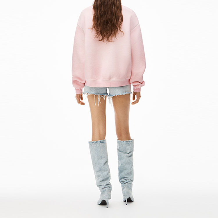 Details for Alexander Wang SS22 Sudadera Unisex Rosa Claro UCC2221530-680