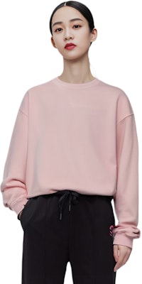 Alexander Wang SS22 Sudadera Unisex Rosa Claro UCC2221530-680 Sizing Alexander Wang SS22 Sudadera Unisex Rosa Claro UCC2221530-680