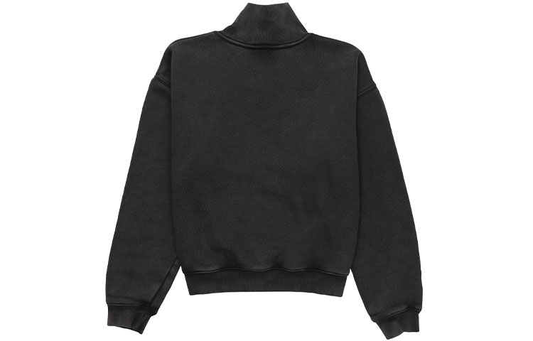 Lookbook Alexander Wang SS22 Unisex Baju Beludru Leher Tinggi Hitam. UCC3211473-007