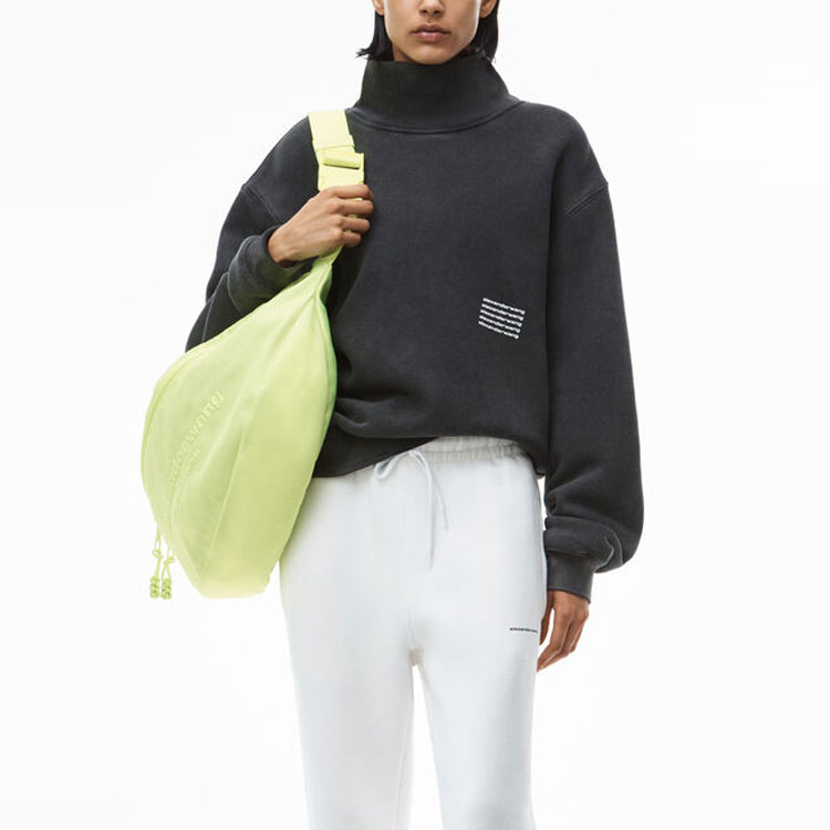 Details for Alexander Wang SS22 Unisex Baju Beludru Leher Tinggi Hitam. UCC3211473-007