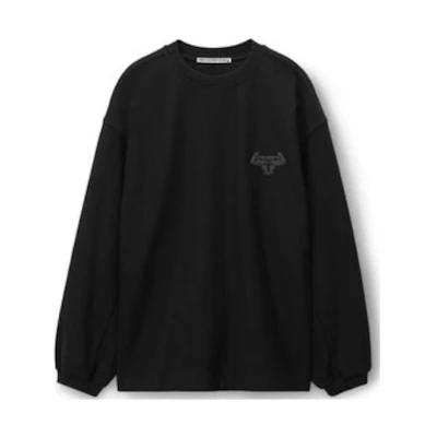Alexander Wang SS23 Solid Color Hoodie - Black 6CC3231011-001