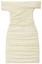 Order Vestido Mini Beige de Antelina con Hombros Descubiertos Alexander Wang SS23. 1CC1236550-748