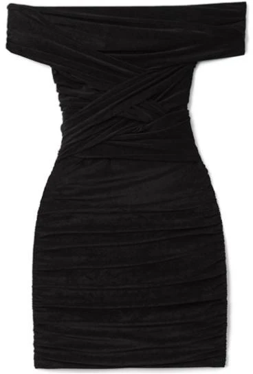 alexander-wang-ss-23-black-faux-suede-off-shoulder-short-sleeve-dress-1-cc-1236550-001
