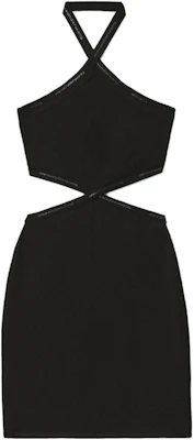 Alexander Wang SS23 Dress Hitam Knit Logo Halter Neck Cut-Out. 4KC1236038-001 Buy Alexander Wang SS23 Dress Hitam Knit Logo Halter Neck Cut-Out. 4KC1236038-001