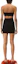 Shop Alexander Wang SS23 Dress Hitam Knit Logo Halter Neck Cut-Out. 4KC1236038-001