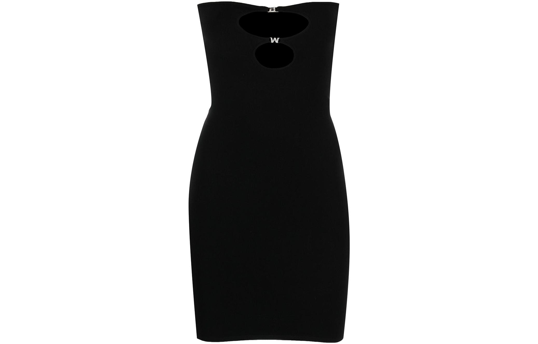 Alexander Wang SS23 Black Sleeveless Slim-Fit Midi Dress 4KC1236037-001