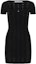 Buy 알렉산더 왕 SS23 블랙 스퀘어넥 하이웨이스트 슬림핏 반팔 원피스 4KC3236020001